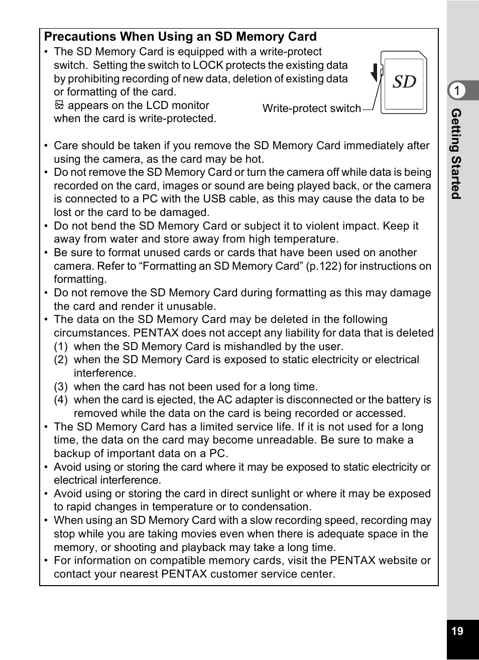 Pentax MX4 User Manual | Page 21 / 148