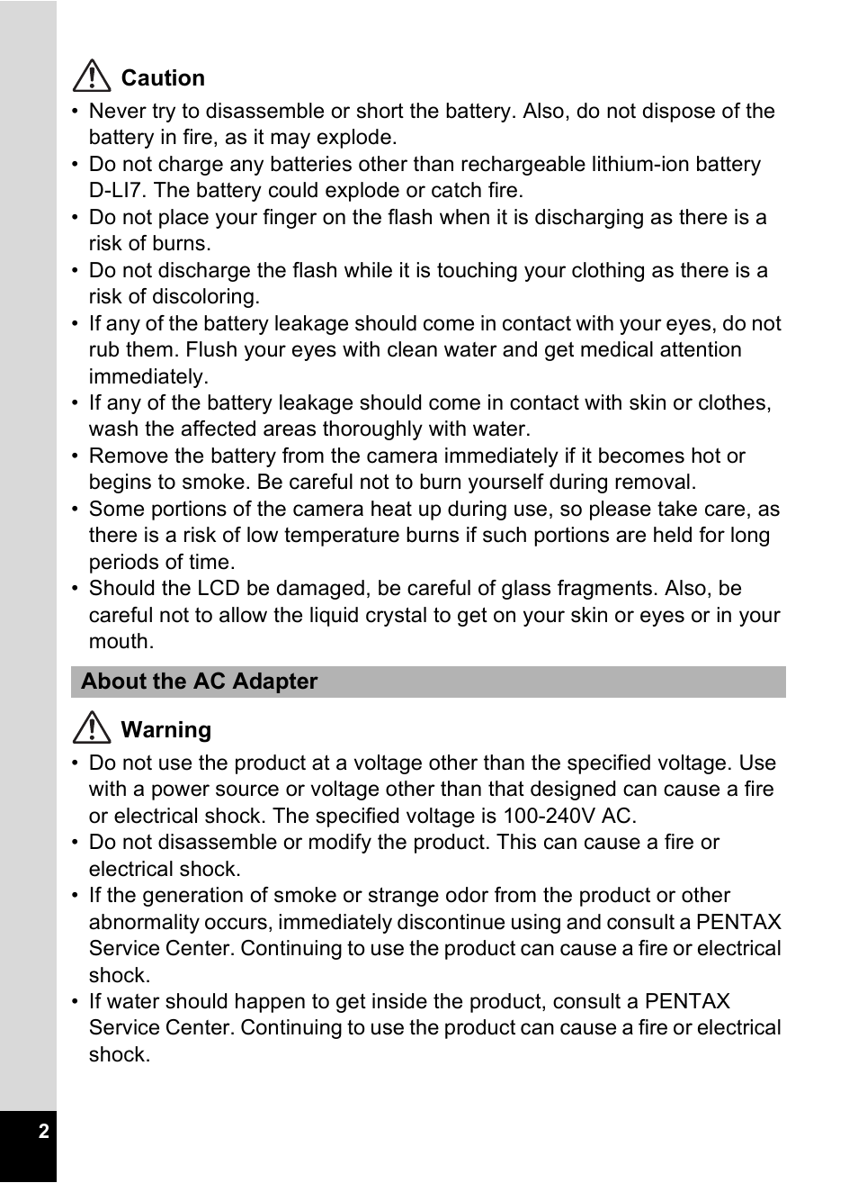Pentax MX4 User Manual | Page 4 / 148