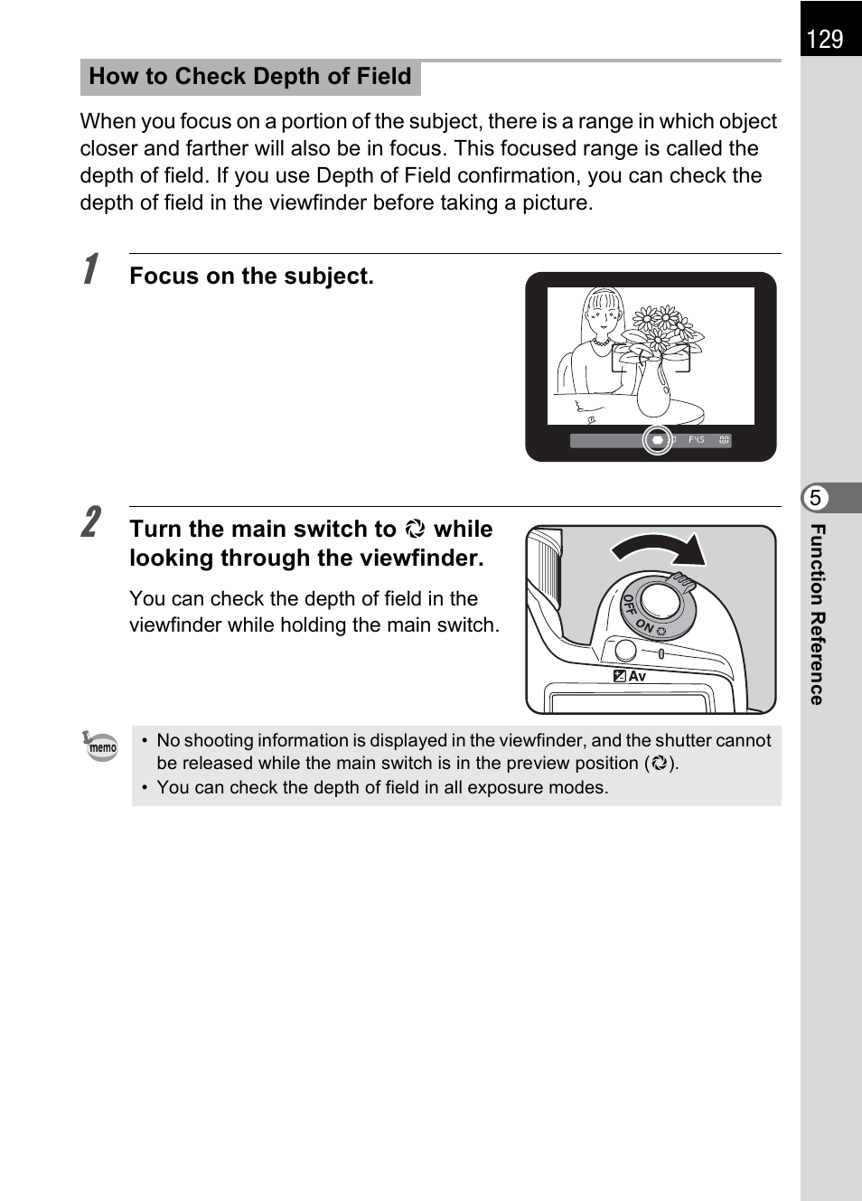 P.129) | Pentax L User Manual | Page 131 / 208