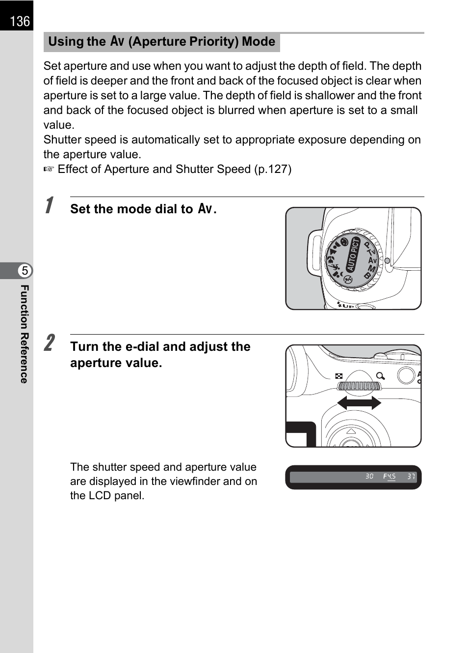 P.136), P.136, p, P.136 | Pentax L User Manual | Page 138 / 208