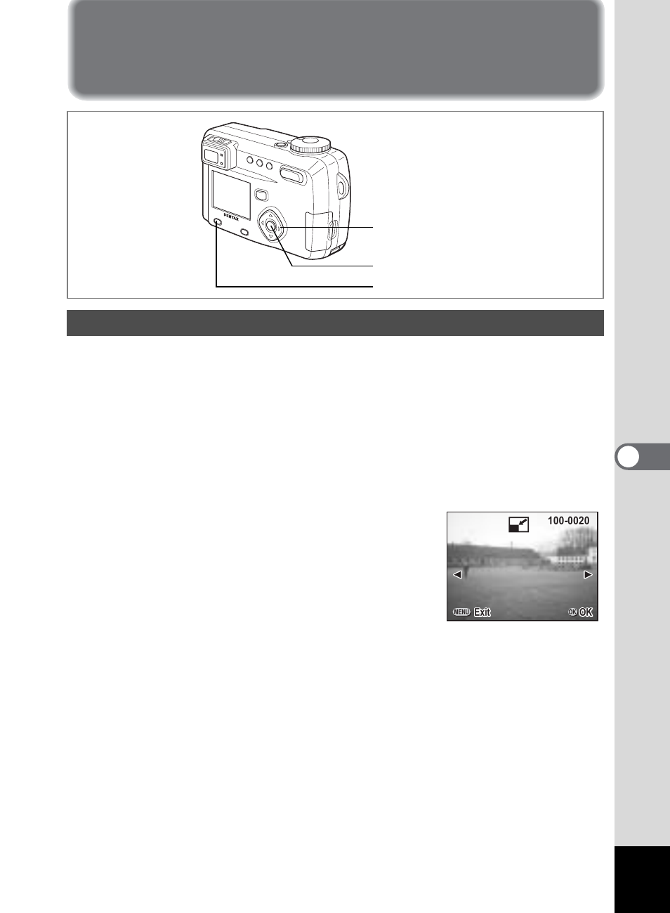 Editing images, Editing / settings, Changing the image size | Pentax 555 User Manual | Page 109 / 144
