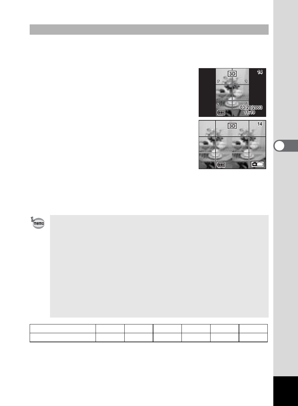 Tak ing pi cture s 4, Set the mode dial to, Take the first picture | Take the second picture, Press the playback button, Taking pictures | Pentax 555 User Manual | Page 67 / 144