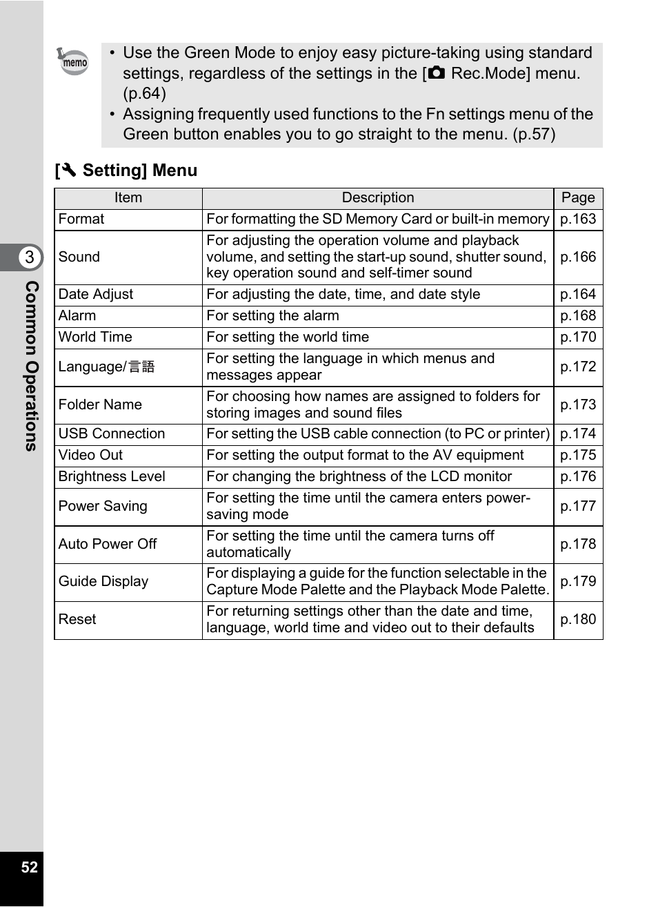 Pentax Optio Z10 User Manual | Page 54 / 212