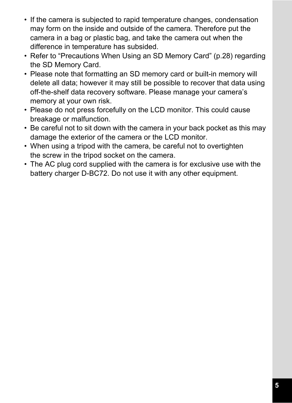 Pentax Optio Z10 User Manual | Page 7 / 212