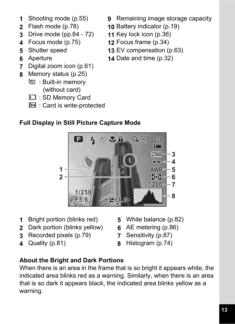 Pentax Optio X User Manual | Page 15 / 184