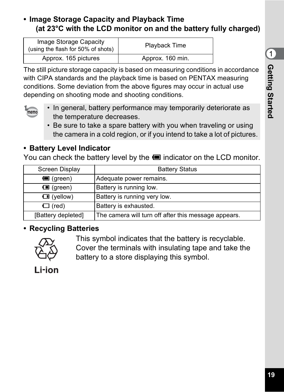 P.19) | Pentax Optio X User Manual | Page 21 / 184