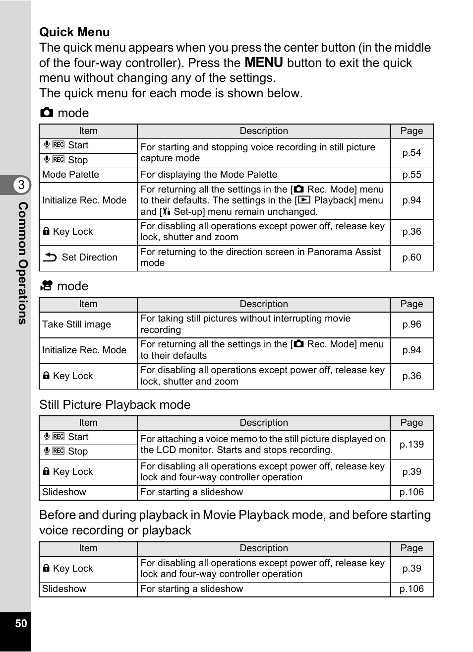 P.50) | Pentax Optio X User Manual | Page 52 / 184