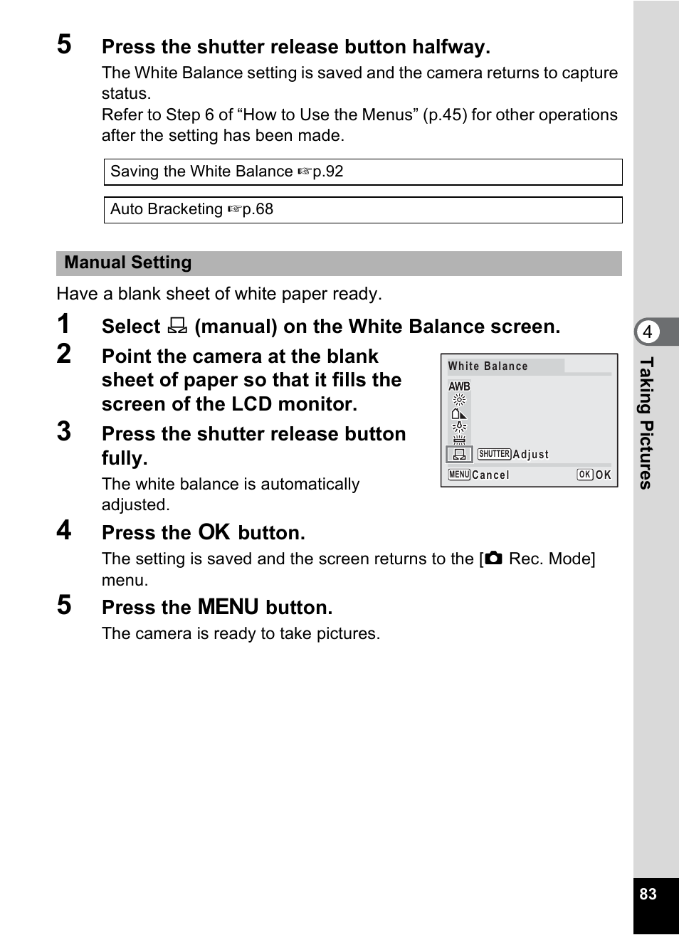 Pentax Optio X User Manual | Page 85 / 184