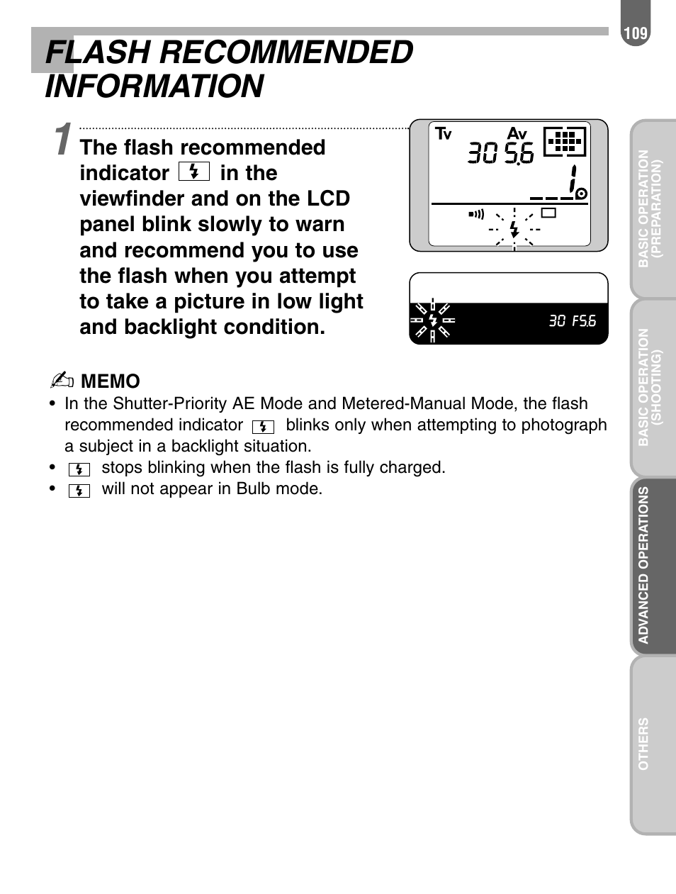 Flash recommended information | Pentax 57233 User Manual | Page 111 / 156