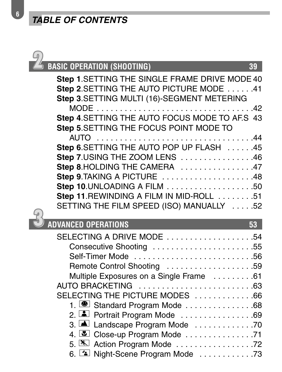 Pentax 57233 User Manual | Page 8 / 156