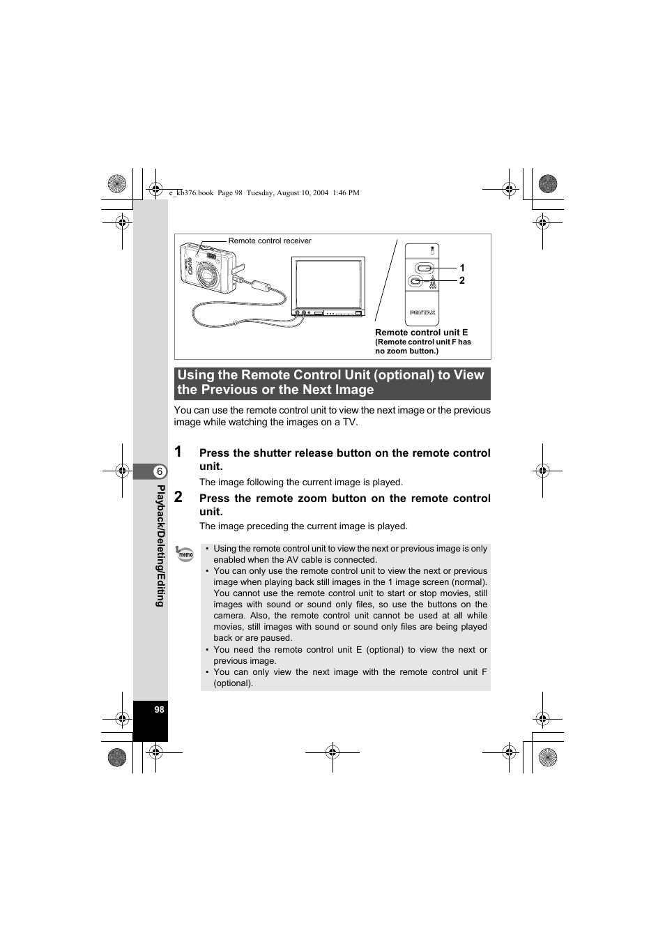 Pentax Optio S50 User Manual | Page 100 / 138