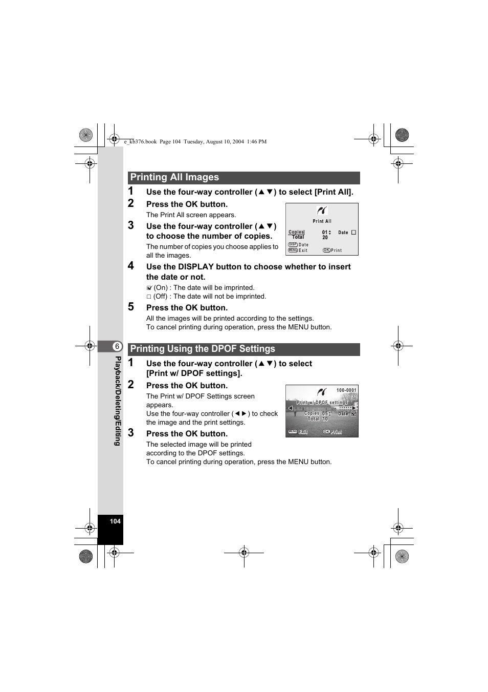 Pentax Optio S50 User Manual | Page 106 / 138