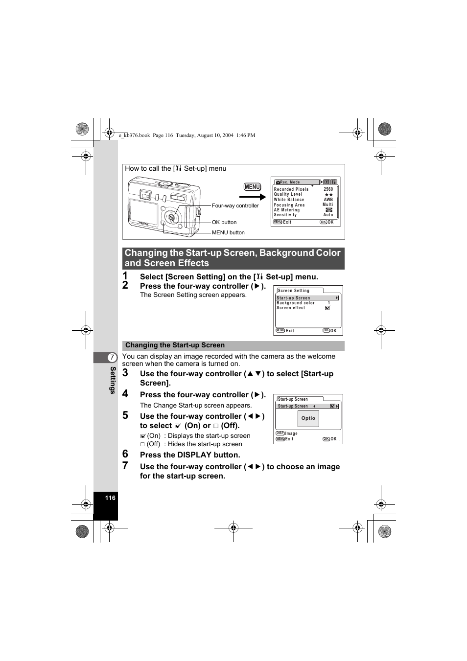 Pentax Optio S50 User Manual | Page 118 / 138