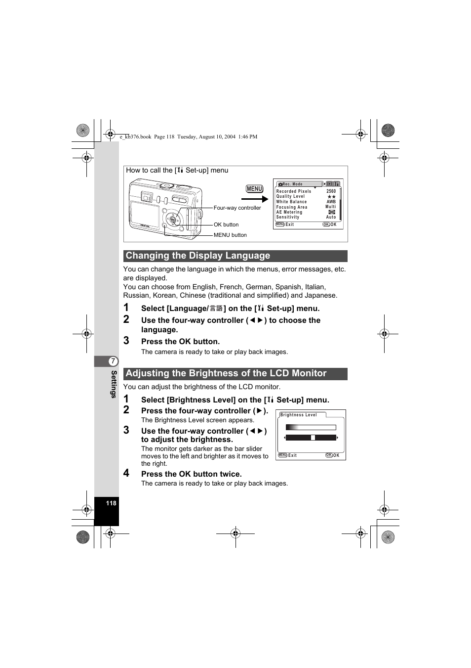 Pentax Optio S50 User Manual | Page 120 / 138