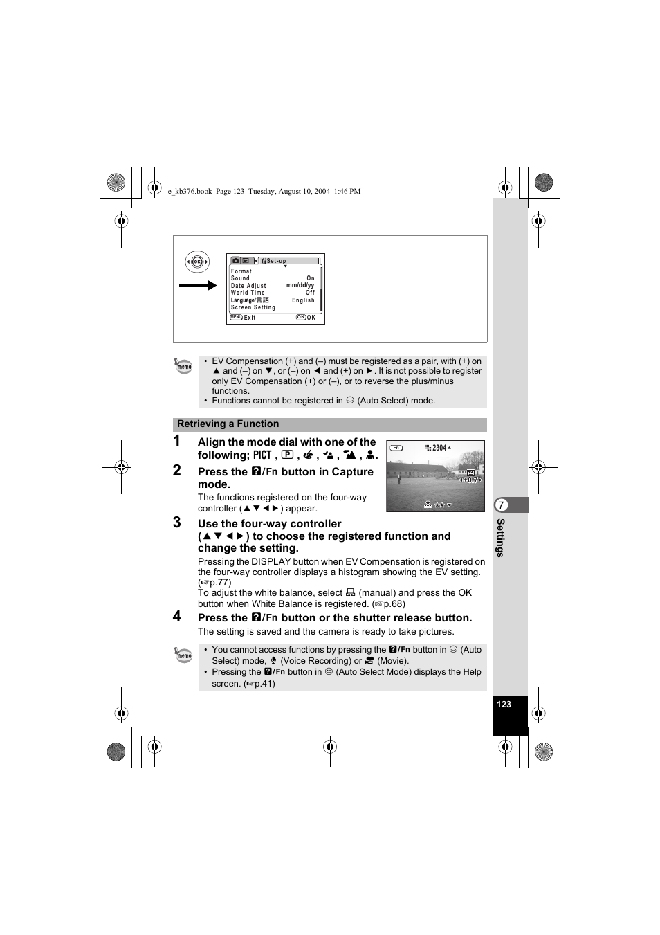 Pentax Optio S50 User Manual | Page 125 / 138