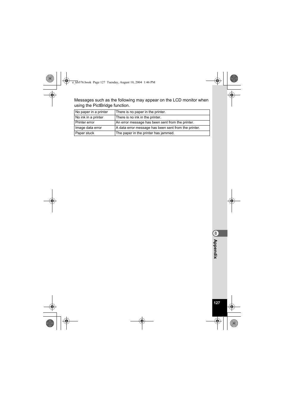 Pentax Optio S50 User Manual | Page 129 / 138