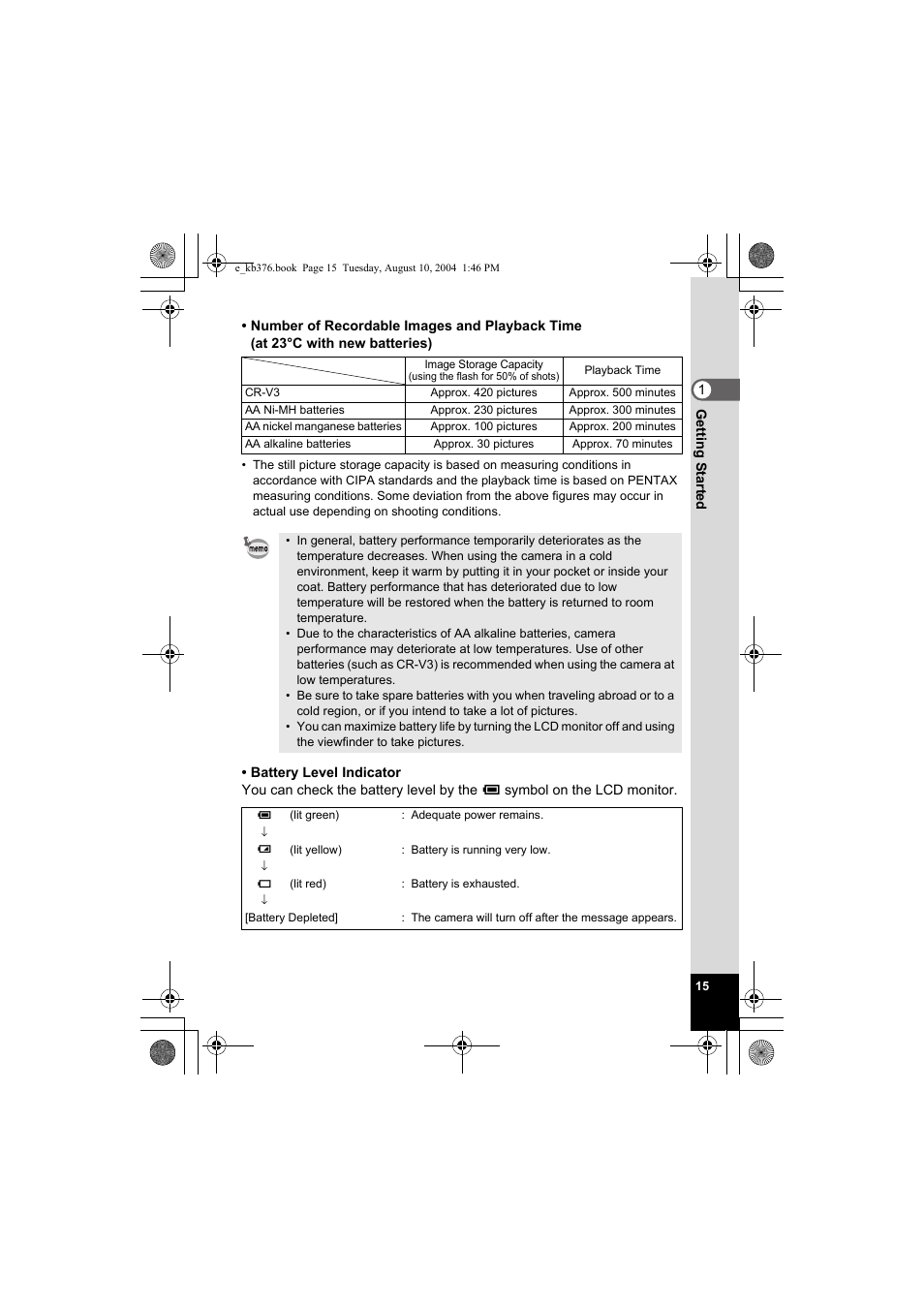 Pentax Optio S50 User Manual | Page 17 / 138