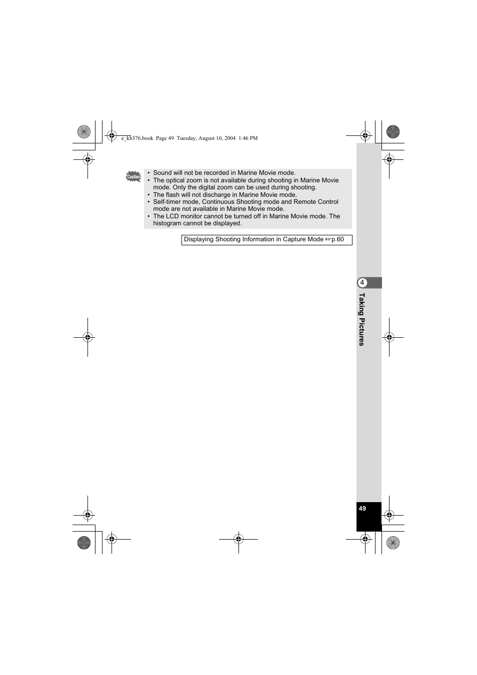 Pentax Optio S50 User Manual | Page 51 / 138