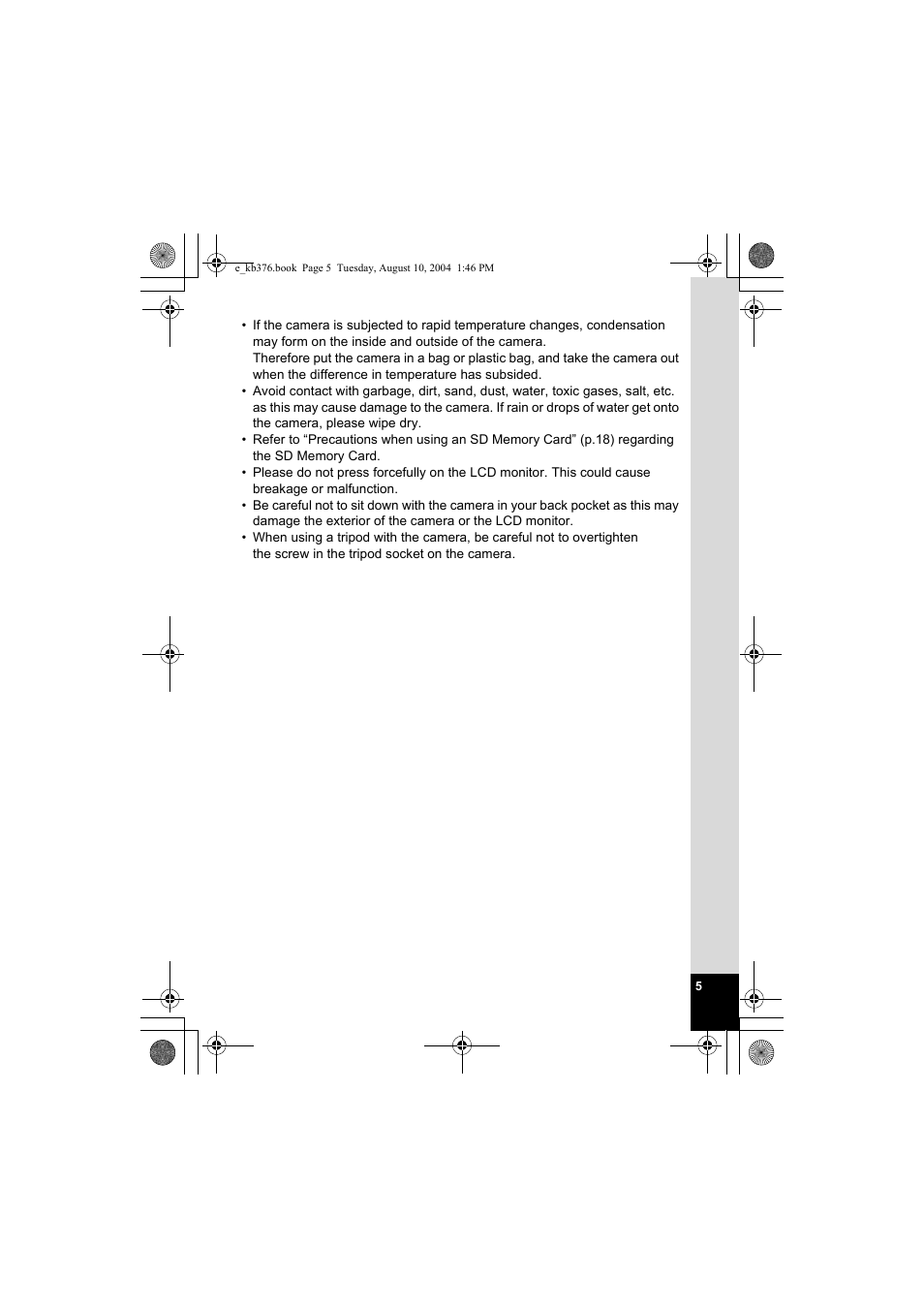 Pentax Optio S50 User Manual | Page 7 / 138