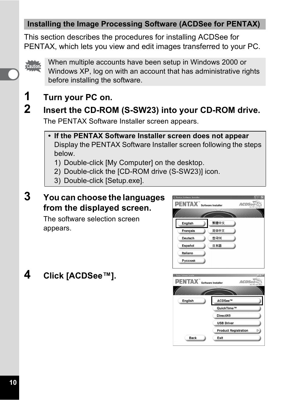Pentax Optio MX4 User Manual | Page 12 / 68