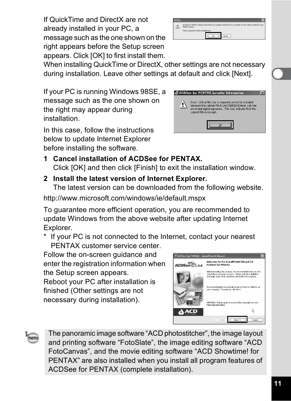 Pentax Optio MX4 User Manual | Page 13 / 68