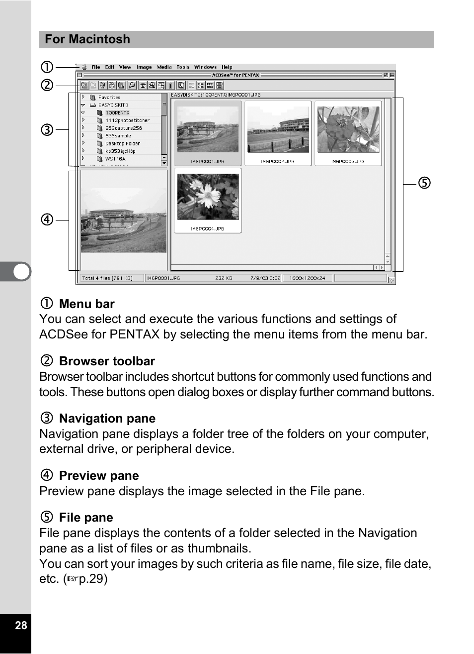 Cd e f g | Pentax Optio MX4 User Manual | Page 30 / 68