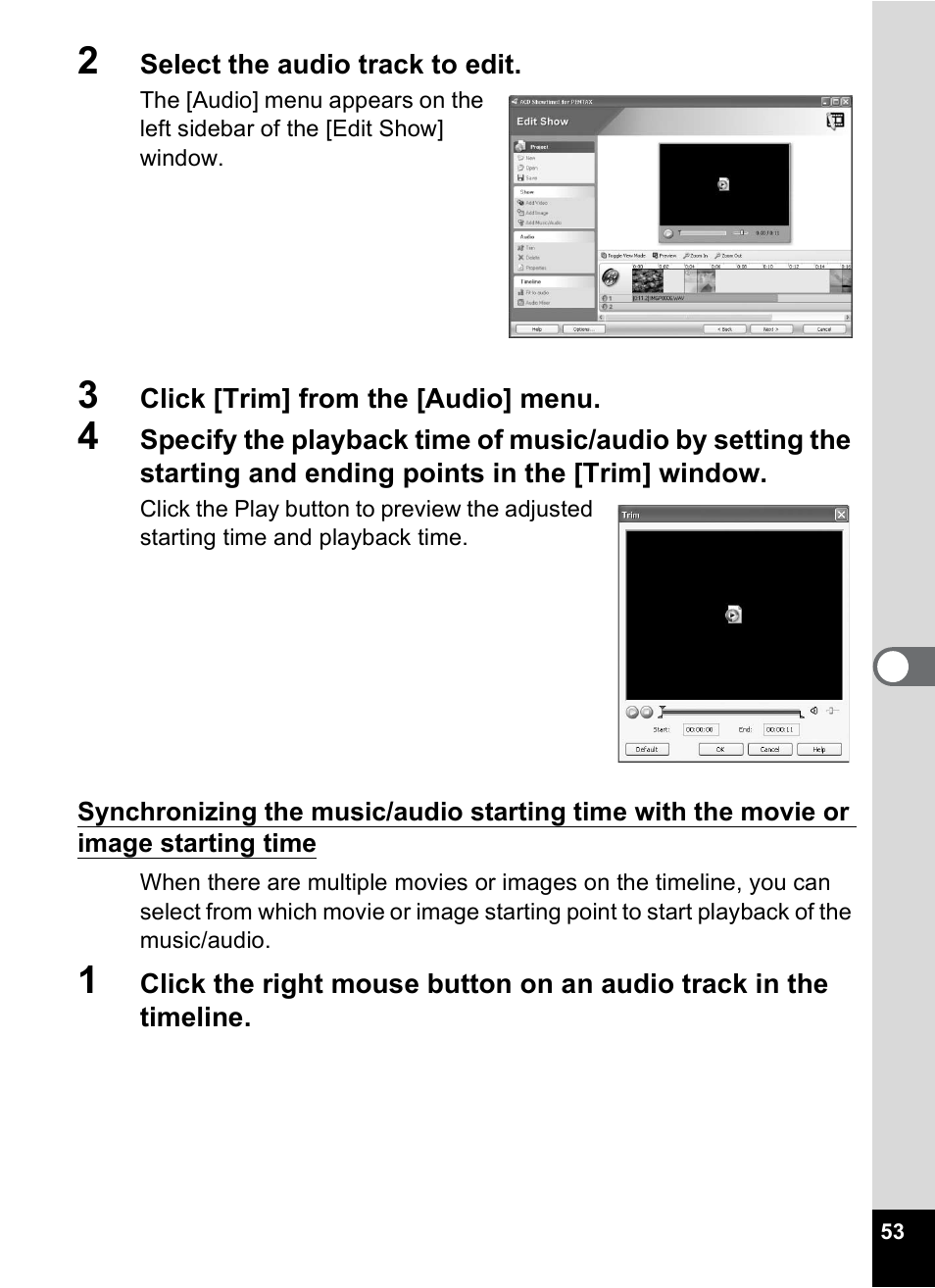 Pentax Optio MX4 User Manual | Page 55 / 68