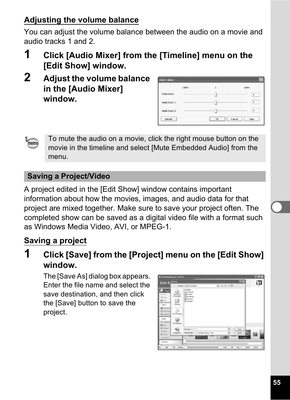 Pentax Optio MX4 User Manual | Page 57 / 68