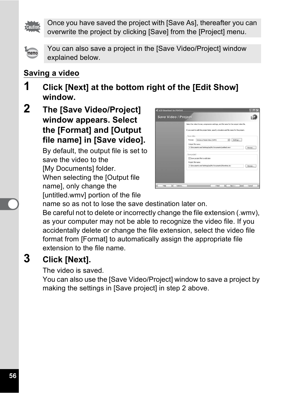 Pentax Optio MX4 User Manual | Page 58 / 68