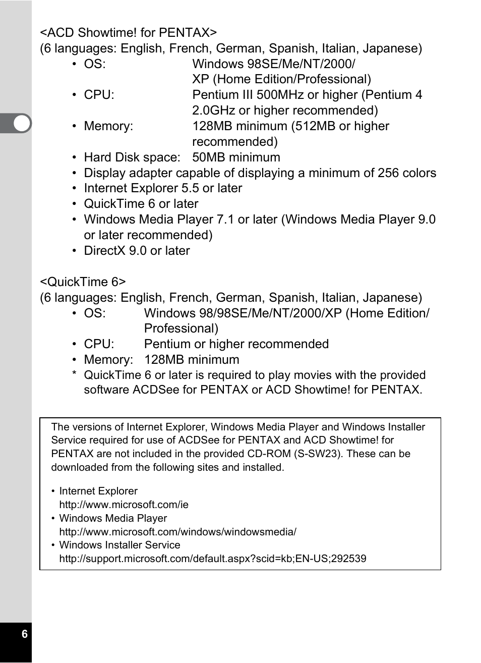 Pentax Optio MX4 User Manual | Page 8 / 68