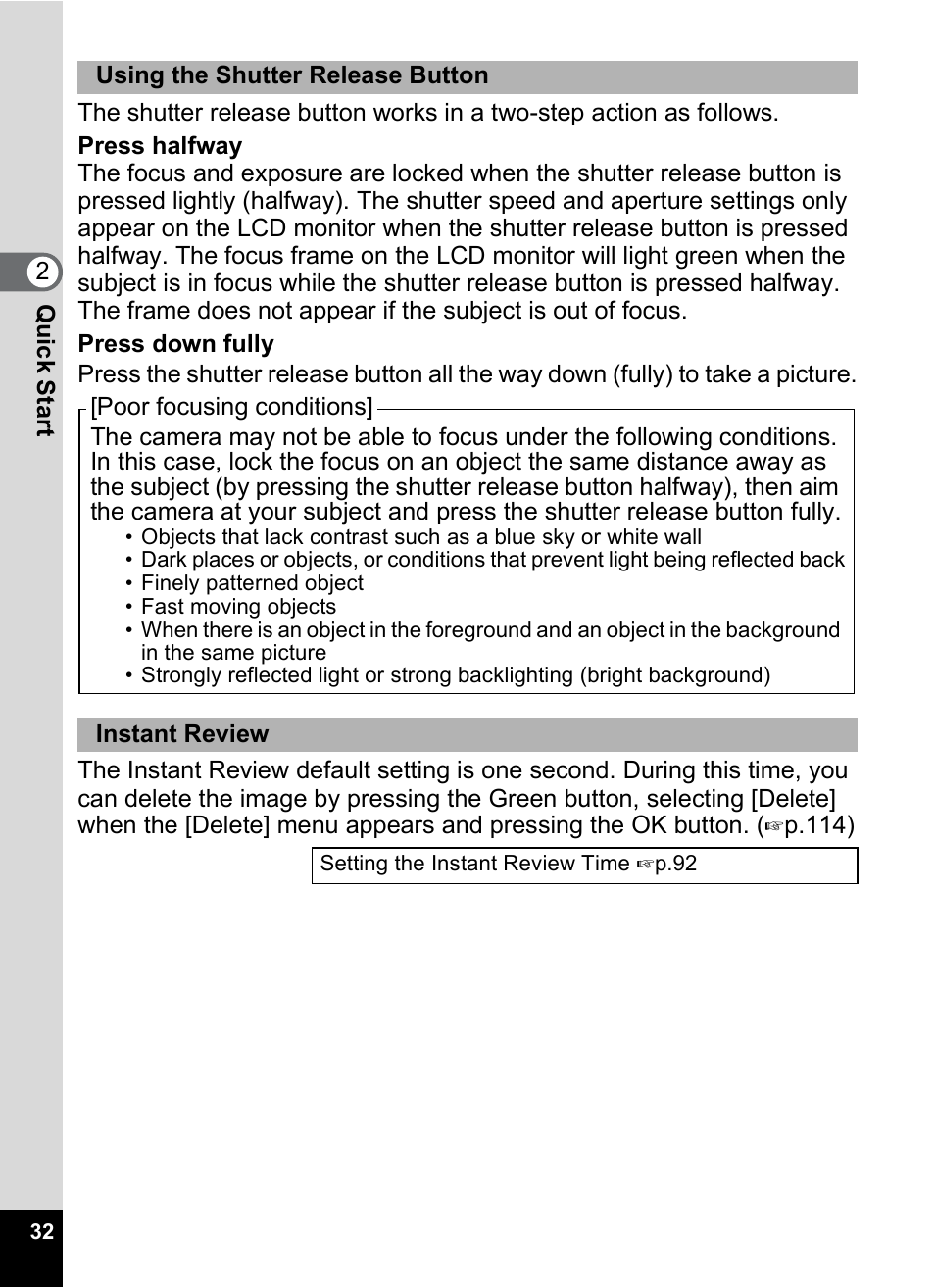 Pentax Optio A10 User Manual | Page 34 / 191