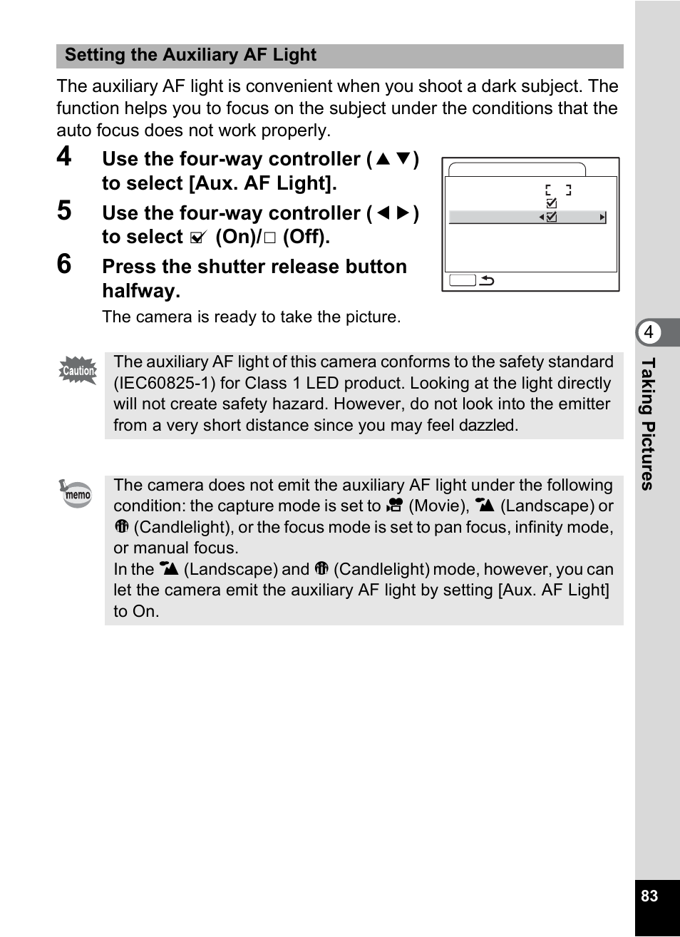 P.83 | Pentax Optio A10 User Manual | Page 85 / 191