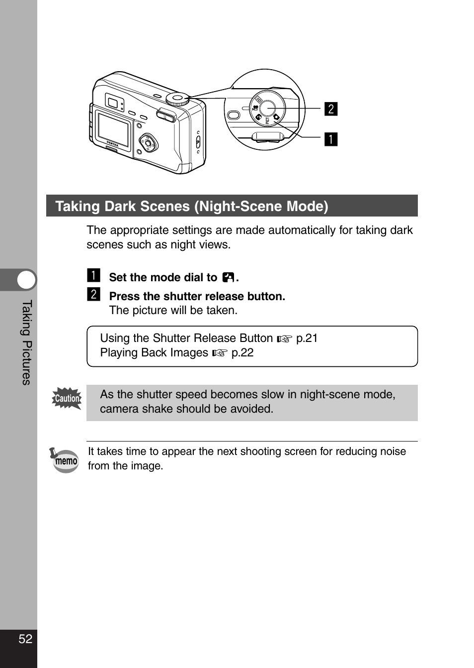 Pentax Optio 330 GS User Manual | Page 54 / 116