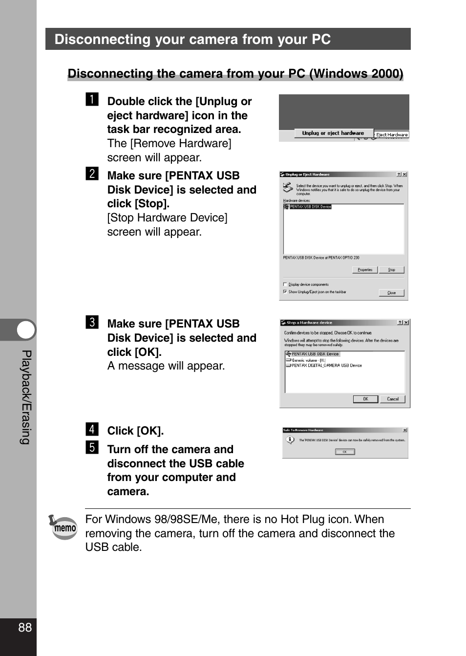Pentax Optio 330 GS User Manual | Page 90 / 116