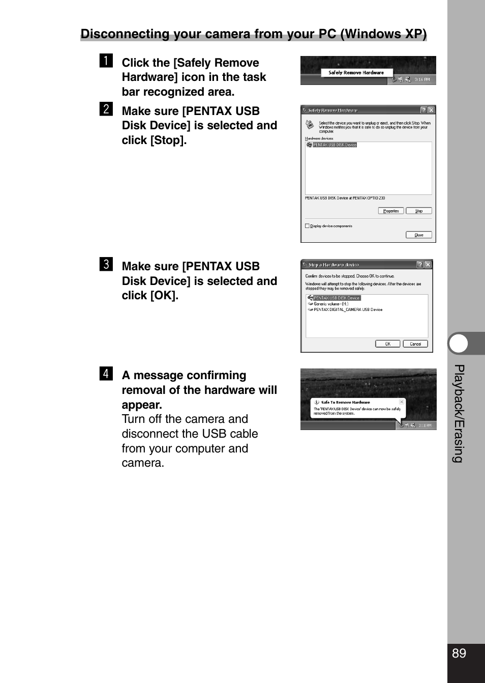 Pentax Optio 330 GS User Manual | Page 91 / 116