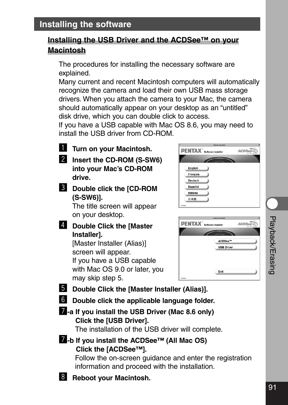 Pentax Optio 330 GS User Manual | Page 93 / 116