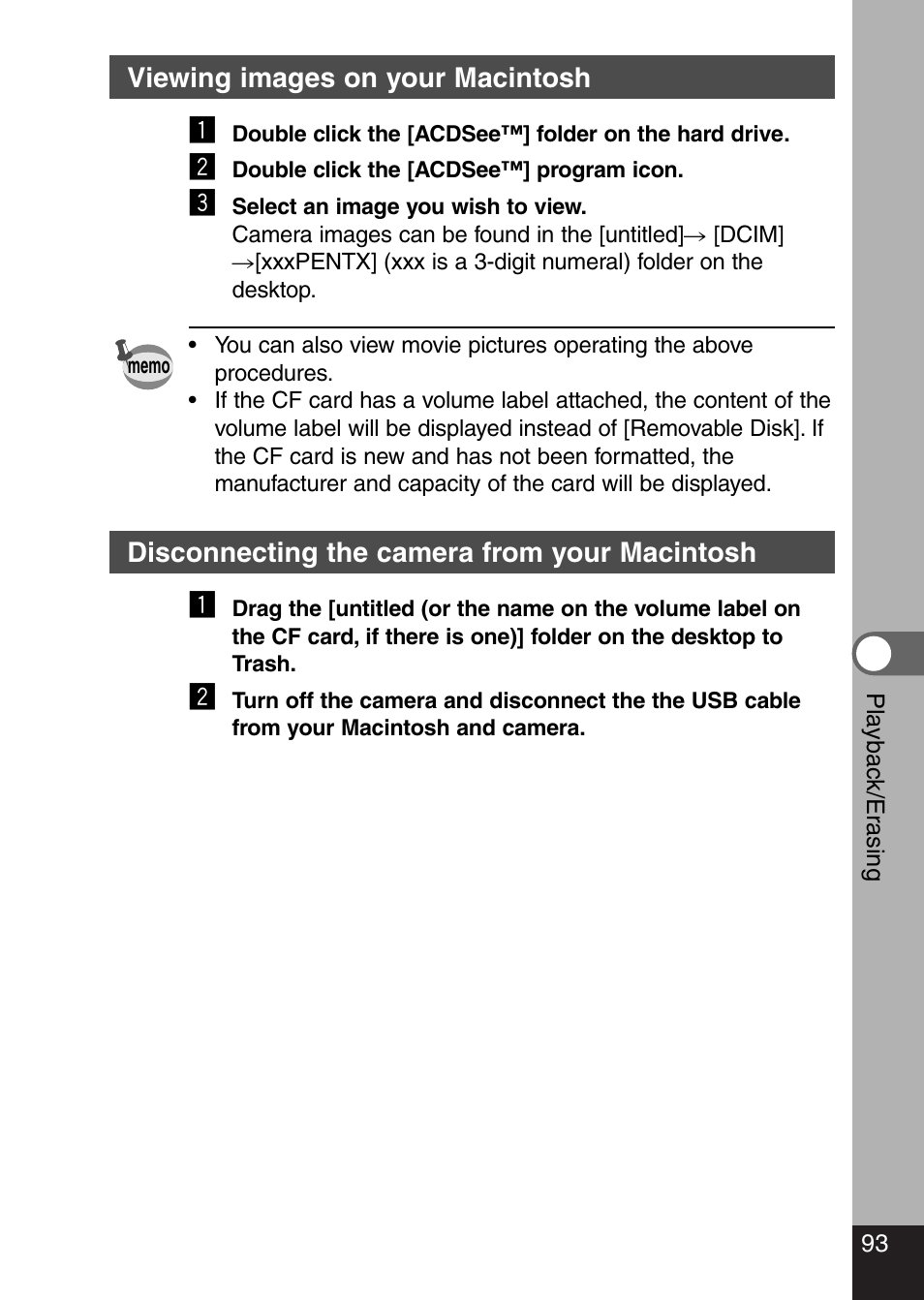 Pentax Optio 330 GS User Manual | Page 95 / 116