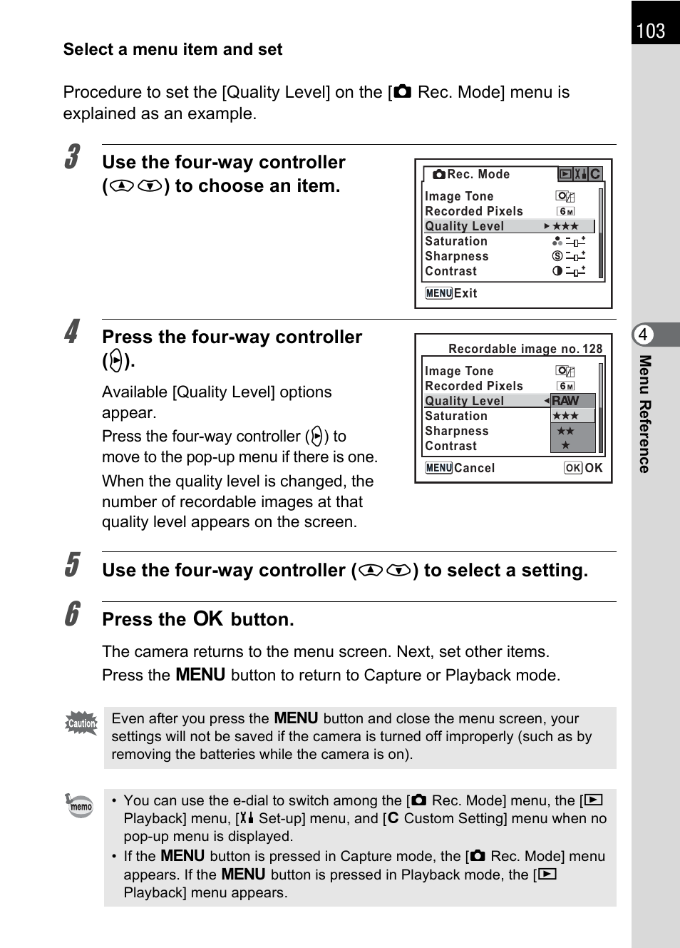 Pentax K 100D Super User Manual | Page 105 / 220