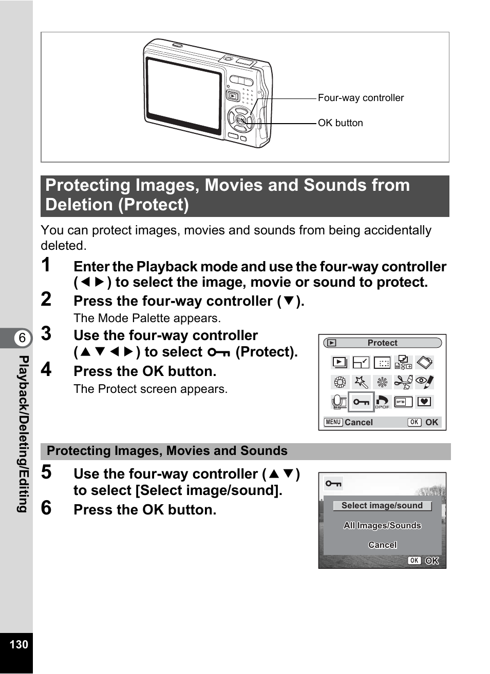 P.130 | Pentax A30E User Manual | Page 132 / 203