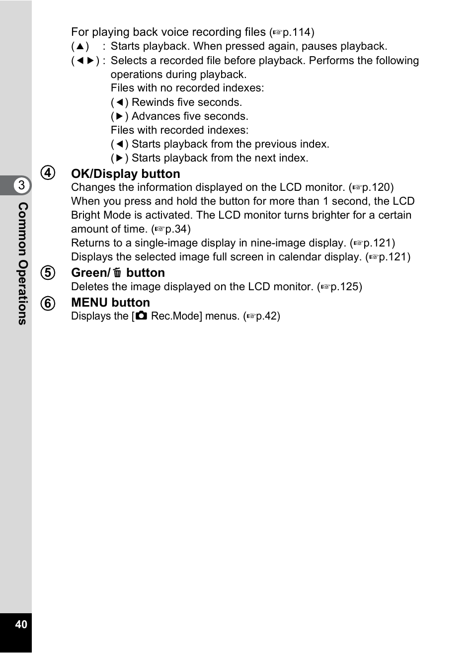 Pentax A30E User Manual | Page 42 / 203