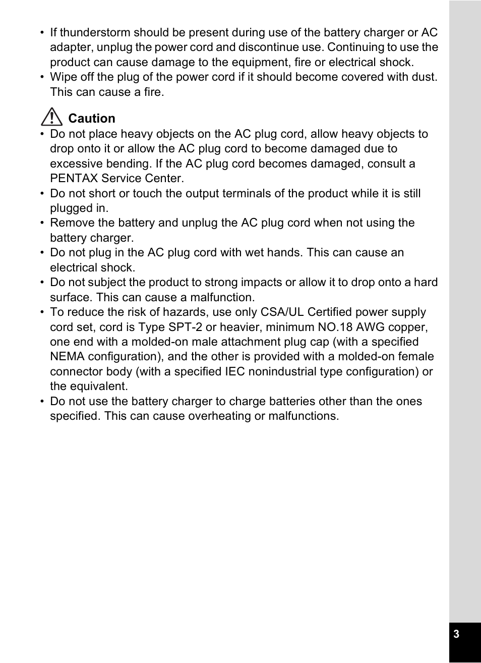 Pentax A30E User Manual | Page 5 / 203