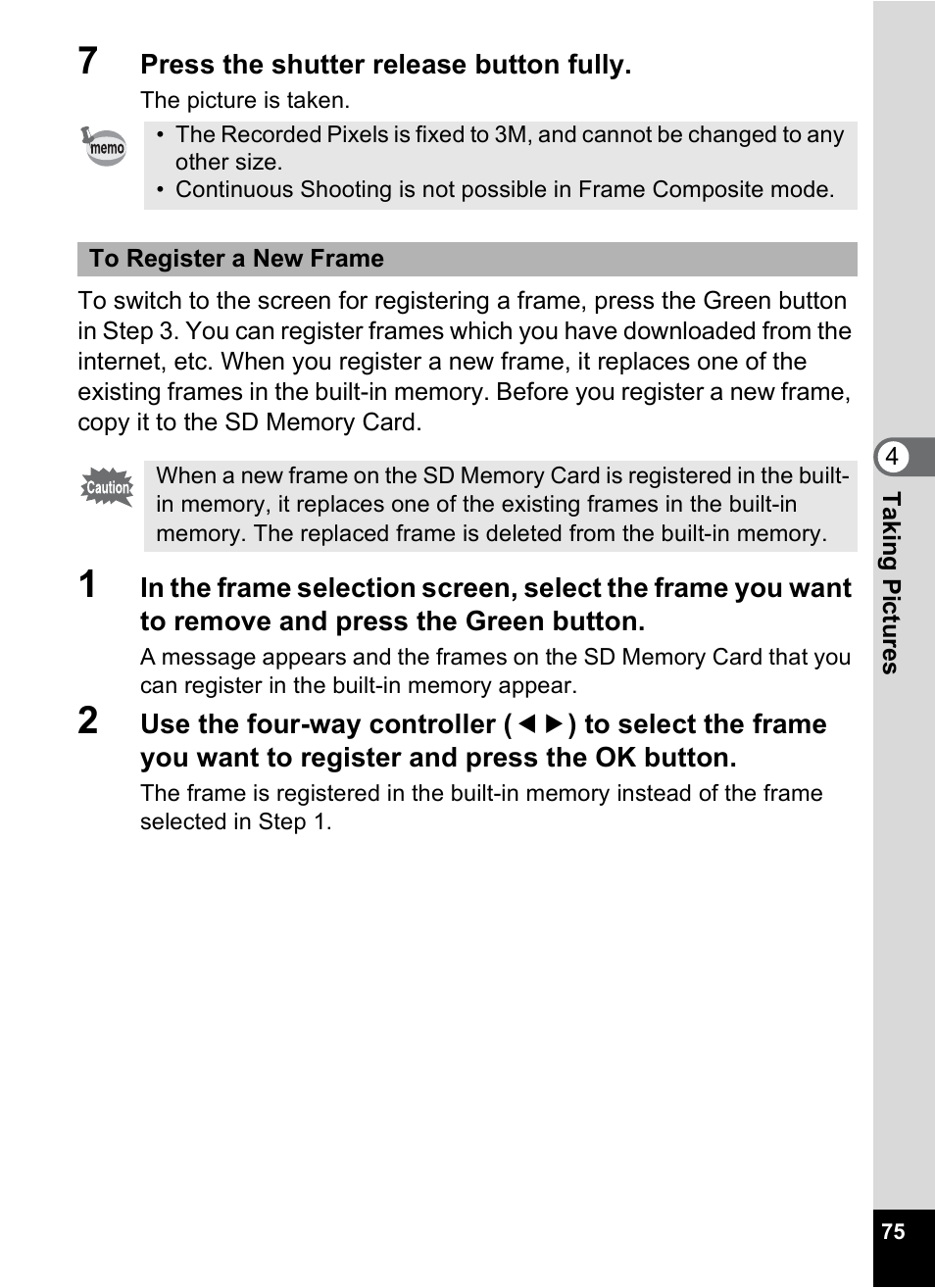 Pentax A30E User Manual | Page 77 / 203