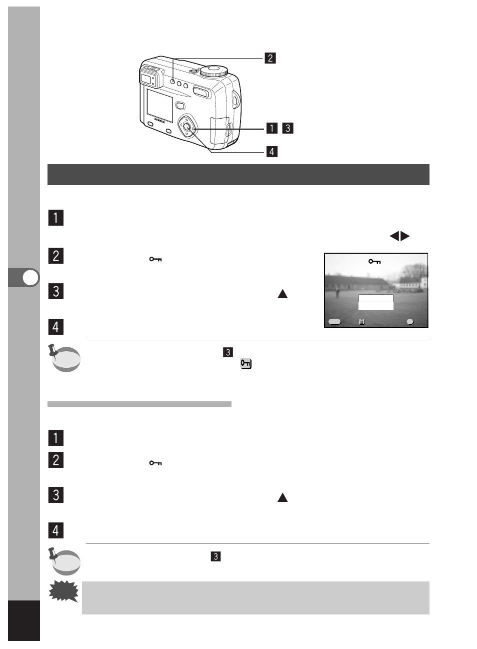 Protecting images from deletion (protect) | Pentax Optio 450 User Manual | Page 100 / 156