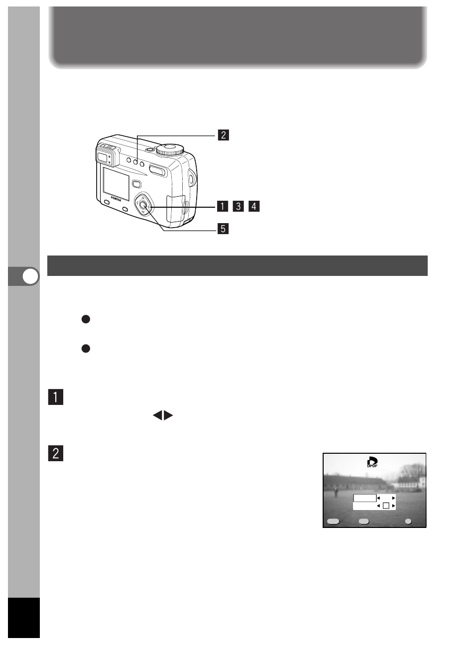 Setting the printing service (dpof), Printing single image, Press the dpof button | Pentax Optio 450 User Manual | Page 102 / 156