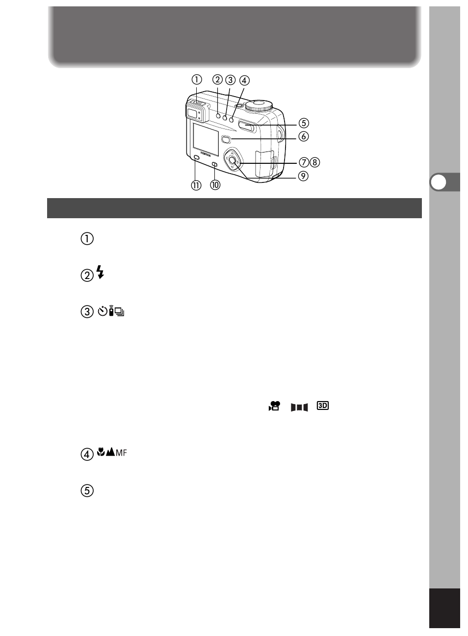 Using the button functions, Capture mode | Pentax Optio 450 User Manual | Page 33 / 156