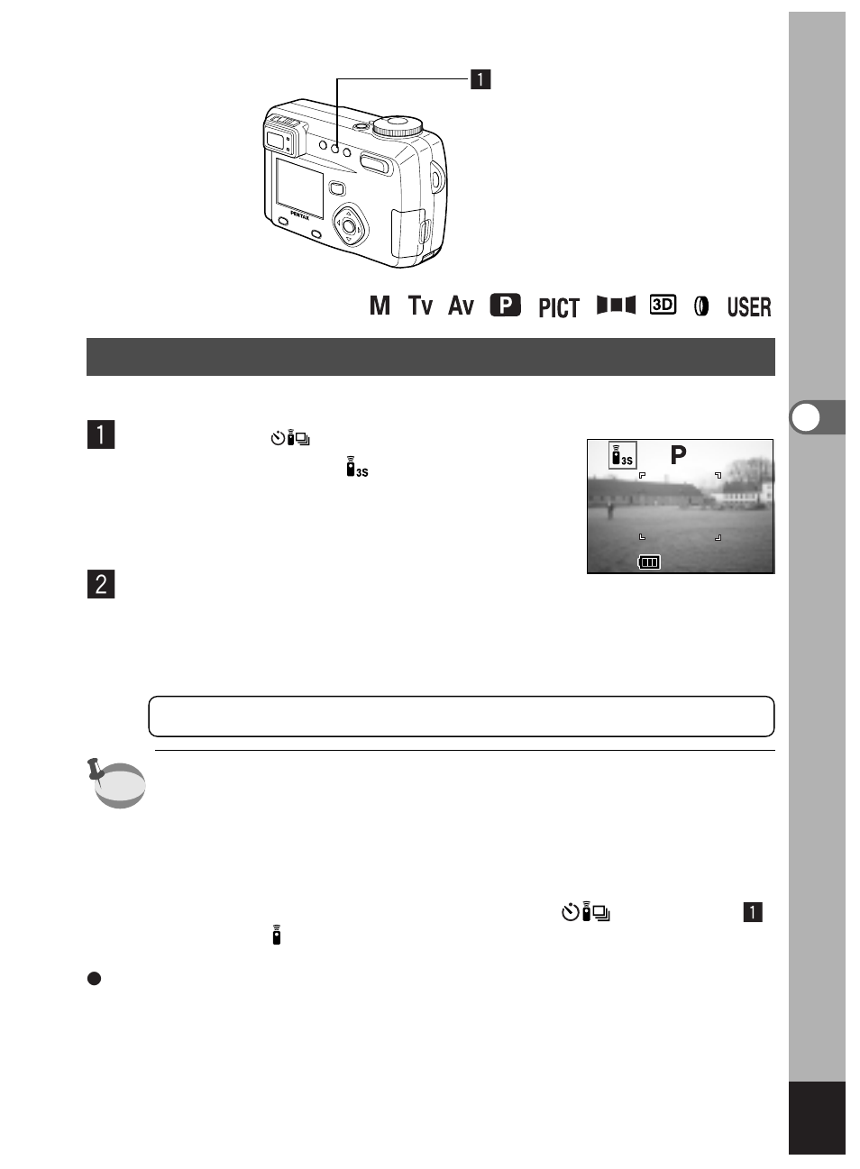 Using the remote control unit (optional) | Pentax Optio 450 User Manual | Page 79 / 156