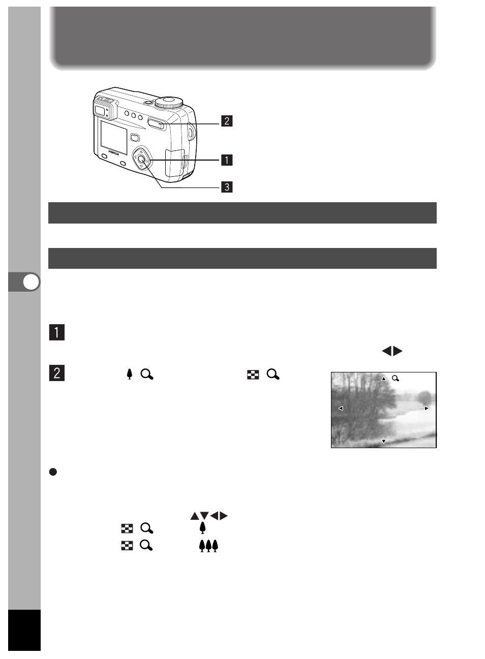 Playing back images and sound, Playing back still pictures, Zoom display | Pentax Optio 450 User Manual | Page 90 / 156