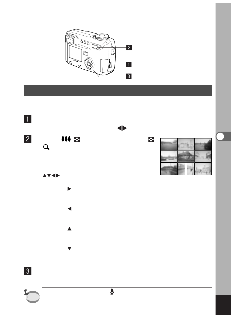 Nine-image display | Pentax Optio 450 User Manual | Page 95 / 156