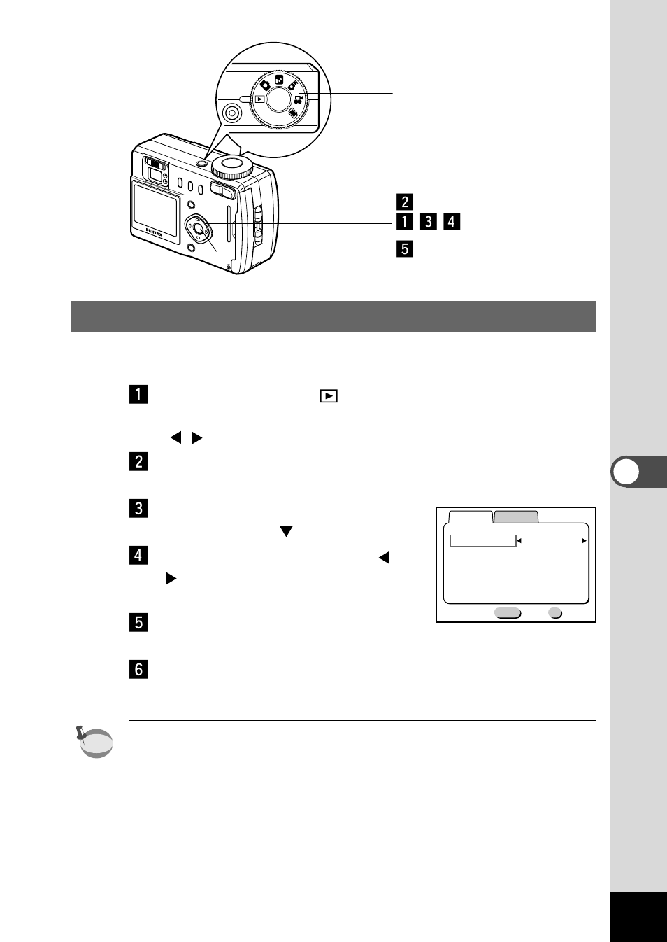 Slideshow, Bz c v x | Pentax Optio 330 User Manual | Page 59 / 96