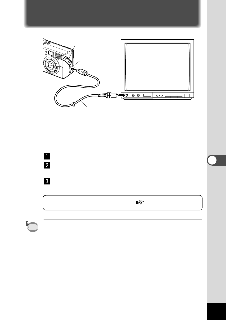 Viewing images on a tv | Pentax Optio 330 User Manual | Page 65 / 96